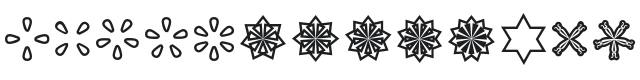 Asterisp Zeta-Regular Font Preview