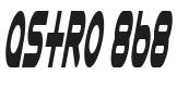 Astro 868 Font Preview