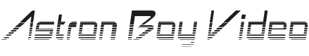 Astron Boy Video-Regular Font Preview