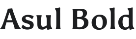 Asul Bold Font Preview