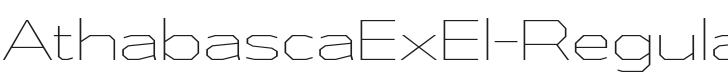AthabascaExEl-Regular Font Preview