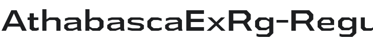 AthabascaExRg-Regular Font Preview