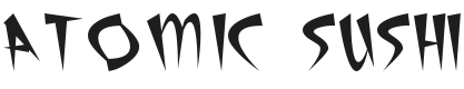 Atomic Sushi Font Preview