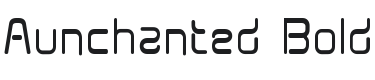 Aunchanted Bold Font Preview