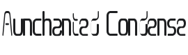Aunchanted Condense Font Preview