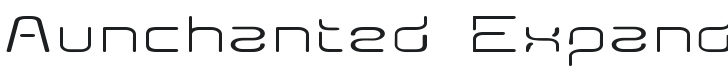 Aunchanted Expanded Font Preview