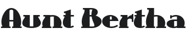 Aunt Bertha Font Preview