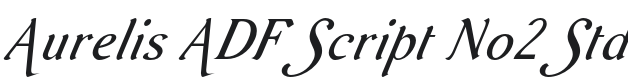 AurelisADFScriptNo2Std-CoIt Font Preview