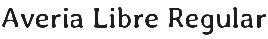 Averia Libre Font Preview