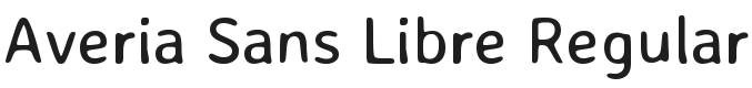 Averia Sans Libre Font Preview