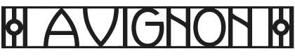 Avignon Font Preview