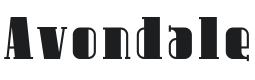 Avondale Font Preview