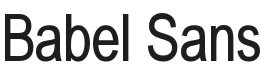 Babel Sans Font Preview
