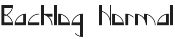 Backlog Font Preview
