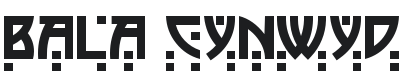 Bala Cynwyd Font Preview
