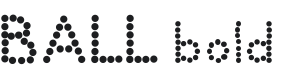 Ball Font Preview