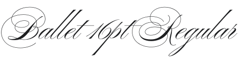 Ballet Font Preview