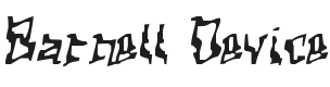 Barnett Device Font Preview