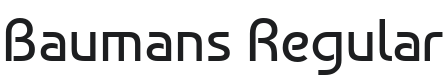 Baumans Font Preview