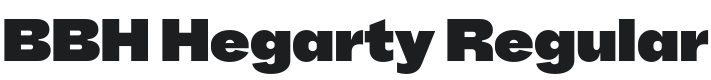 BBH Hegarty Font Preview