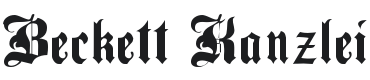 Beckett Kanzlei Font Preview