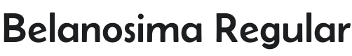 Belanosima Regular Font Preview