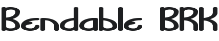 Bendable Font Preview