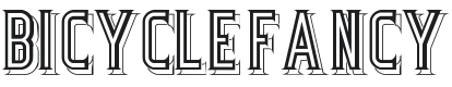 Bicycle Fancy Font Preview