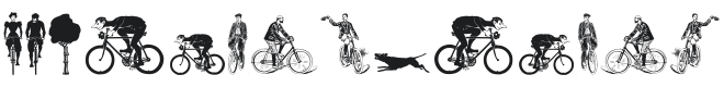 Bicycles Font Preview