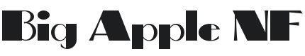 Big Apple NF Font Preview