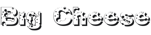 Big Cheese Font Preview