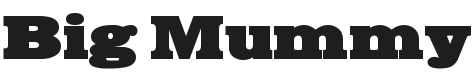 Big Mummy Font Preview