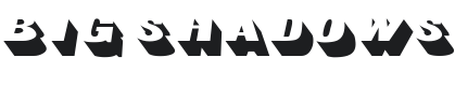 Big Shadows Font Preview