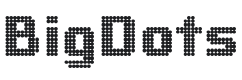 BigDots Font Preview