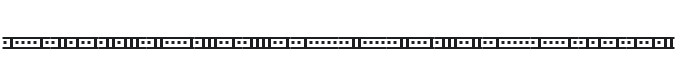 Binary 01s BRK Font Preview