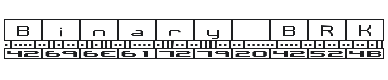 Binary Font Preview