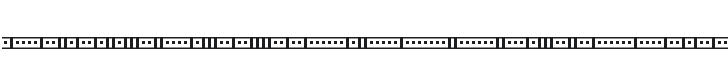 Binary X 01s BRK Font Preview