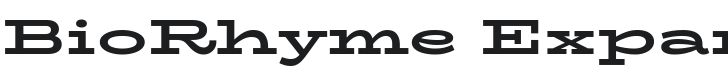 BioRhyme Expanded ExtraBold Font Preview