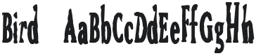 Bird Font Preview