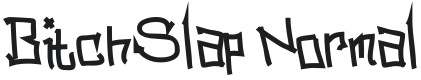 BitchSlap Font Preview