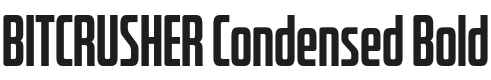 Bitcrusher Font Preview