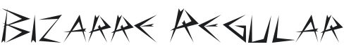 Bizarre Font Preview