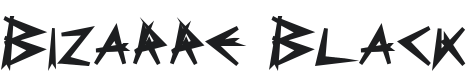 Bizarre Black Font Preview