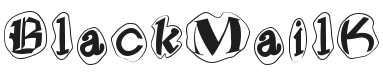 BlackMailK Font Preview