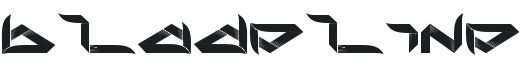 Bladeline Font Preview