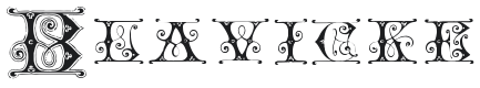 Blavicke Capitals Font Preview