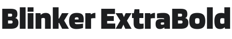 Blinker ExtraBold Font Preview