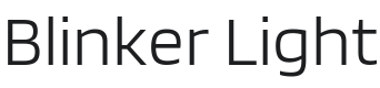 Blinker Light Font Preview