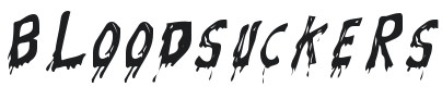 Bloodsuckers Font Preview