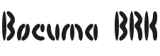 Bocuma Font Preview
